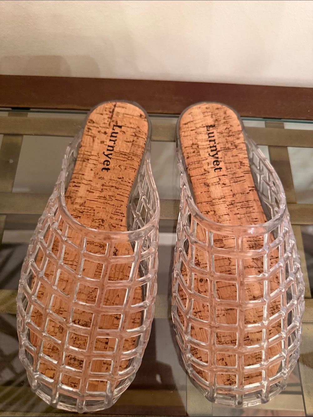 Clear Cage Slide Mules - Transparent
